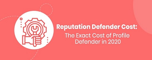 Reputation Defender Cost 2020