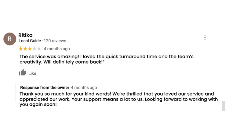 Responding to Online Reviews Effectively
