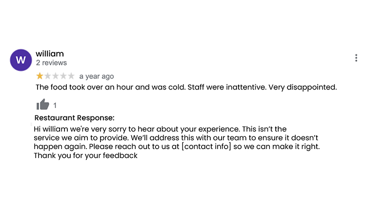 Respond to Negative Customer Reviews Promptly and Professionally