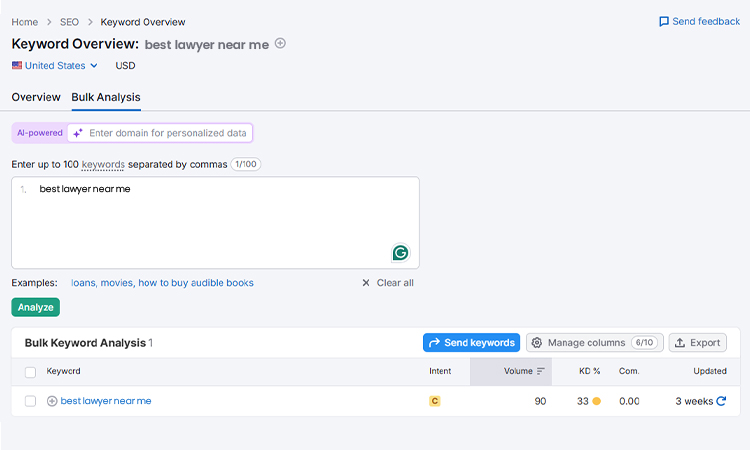 Conduct Detailed Keyword Research