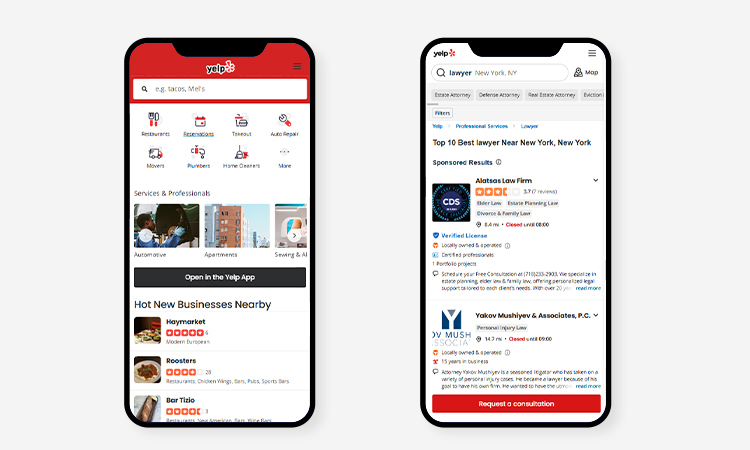Effectively Use the Features of the Yelp App 