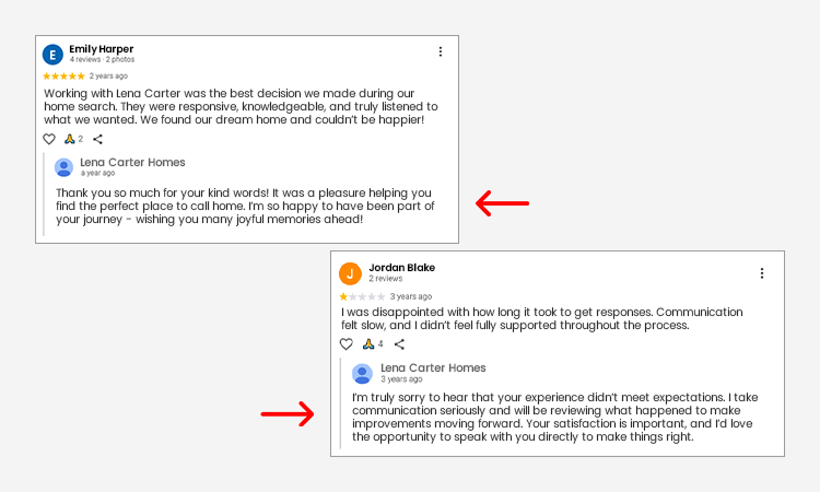 Respond to Reviews