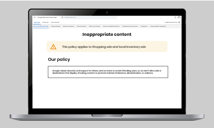 Contact the google Platform 