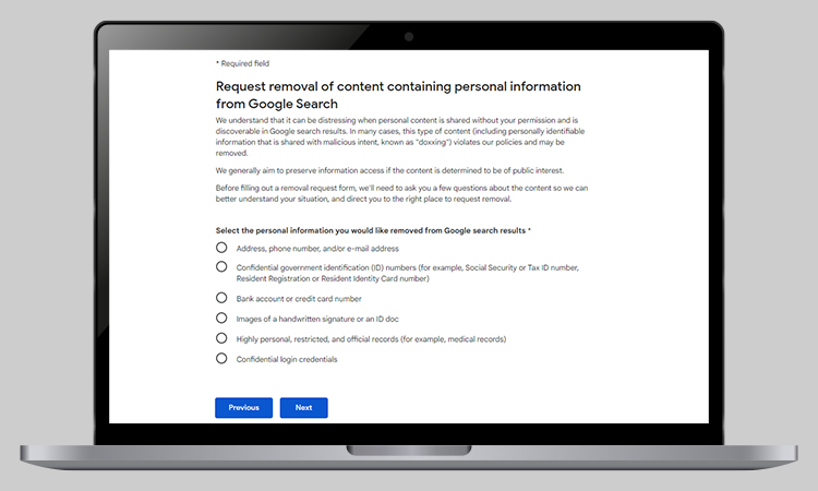 Request Content Removal