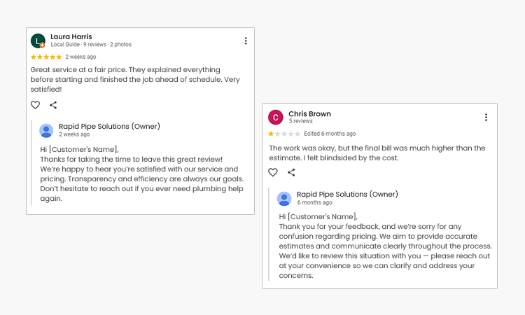 Manage Reviews from Satisfied Customers 
