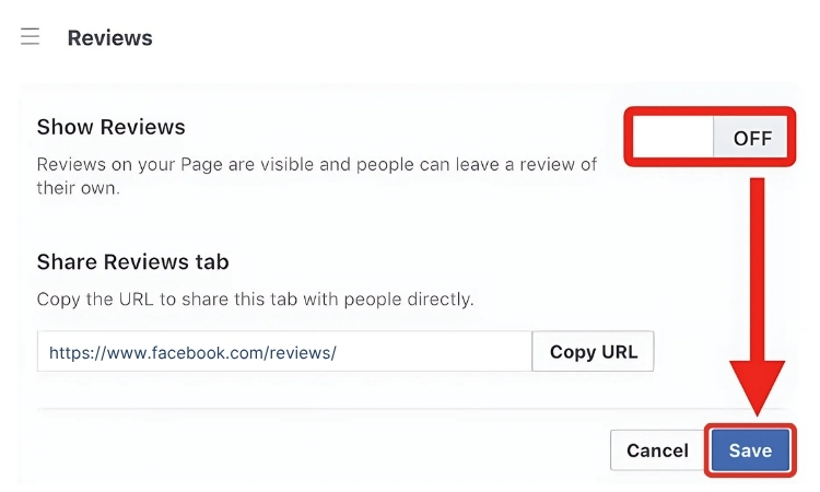 Turn Off Your Facebook Reviews (The Last Alternative) 